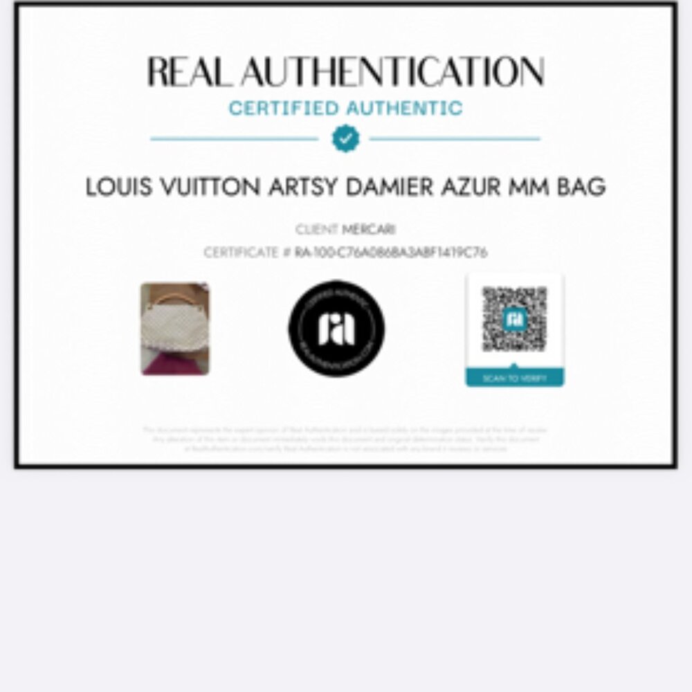 Louis Vuitton Artsy Damier Azur MM Bag - Picture 10 of 11